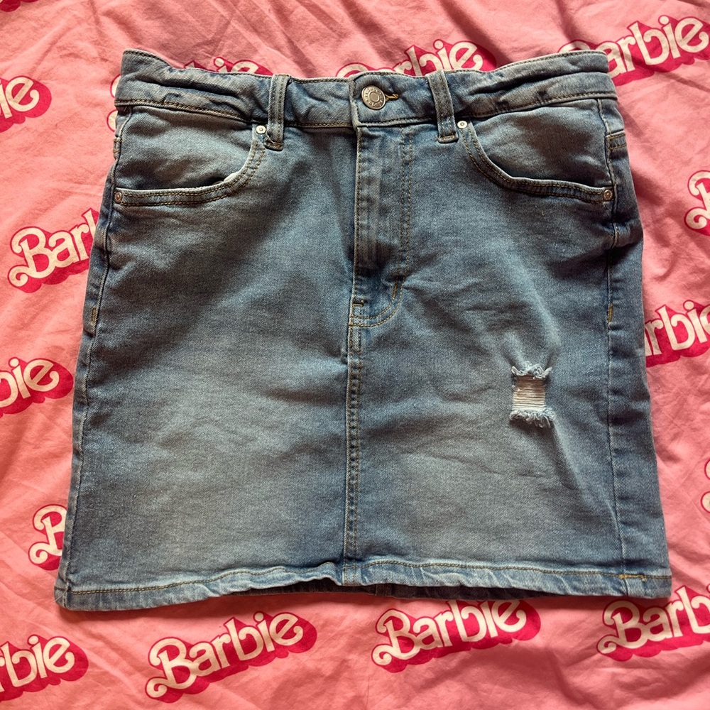 Refuge Stretch Denim Skirt